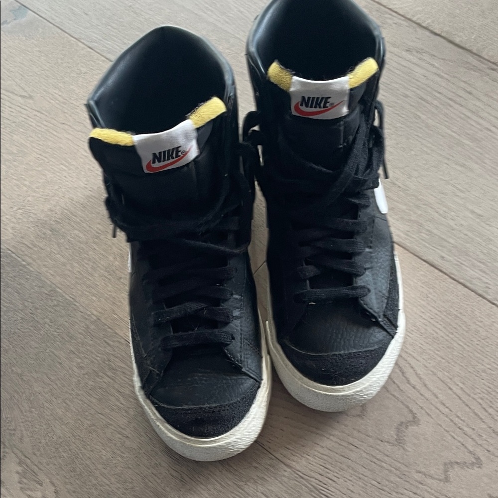 Nike Blazers - Black and White High-Top Sneakers